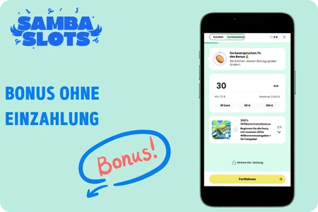 Samba Slots Casino Bonus ohne Einzahlung