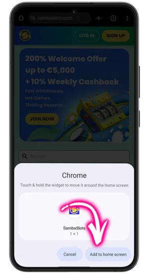 Samba Slots Casino install