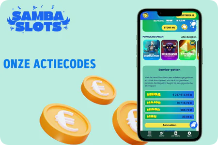 Samba Slots Casino Onze actiecode